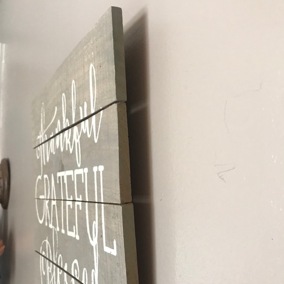 Rustic wood sign white lettering - Picture 5 of 7